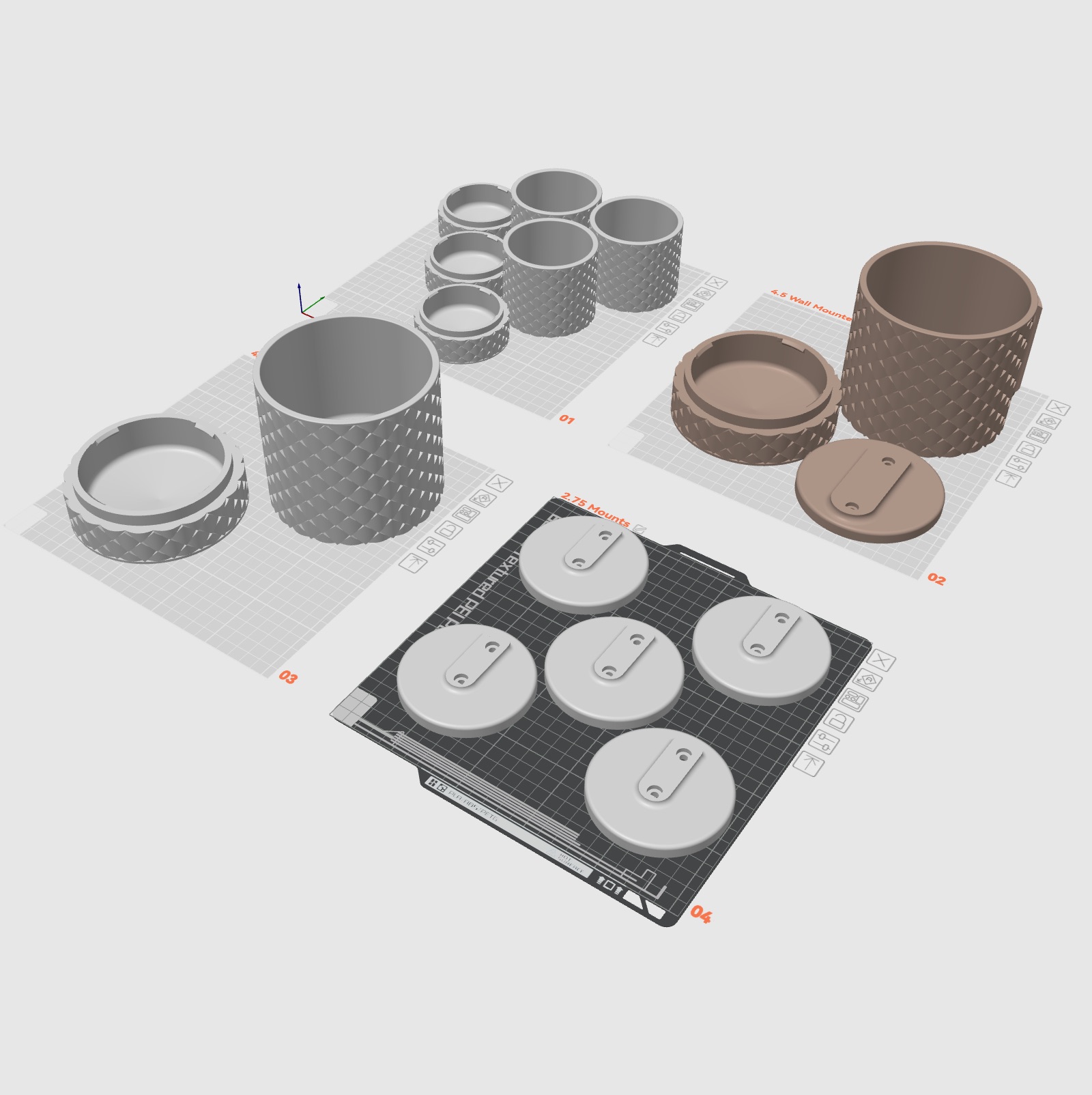 Circle Planter with Hidden Drainage